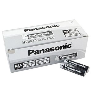 Panasonic Manganez İnce Kalem Aaa Pil 60'lı Paket