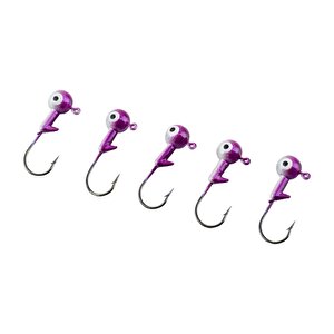 Jighead - Zoka - Kurşunlu Olta İğnesi - (xh-a 02) - Mor Beyaz - 6 Gr