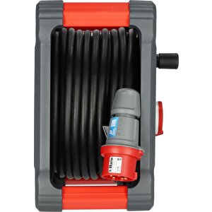 Profesyonel Serisi Ip44 H07rn-f 5g2.5 1 Adet Cee Soket Ve 2 Adet 230 V Girişli Soketli 30 Metre Makaralı