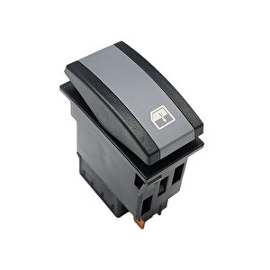 Otokar M2010 Minibüs Cam Açma Kapama Anahtar Düğme Rocker Switch 6 Pin (m.on-off-m.on) Ampullü 12v