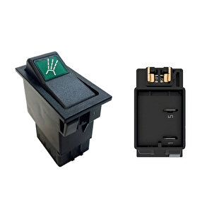 Tümosan Traktör Fıskiye Anahtar Düğme Rocker Switch (off-m.on) Ampullü 12v