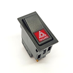 Askam As 250 Flaşör Anahtar Düğme Rocker Switch 8 Pin Ampullü 12v