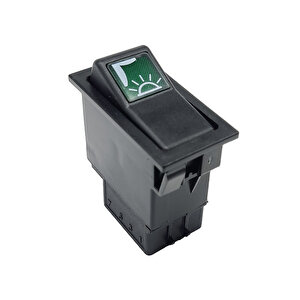 Bmc Belde Otobüs Sürücü Şoför Tavan Lambası Aydınlatma Anahtar Düğme Rocker Switch 2 Pin (off-on) Ampullü 24v