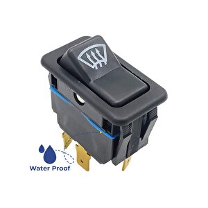 John Deere Çim Biçme Makinesi Bahçe Traktörü Isıtma Havalandırma Butonu Rocker Anahtar Switch 4 Pin On-on Su Geçirmez Ip67 - Am117324