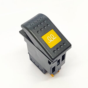 Bmc Profesyonel Isıtıcı Fasıla Anahtar Düğme Rocker Switch 2 Pin (off-m.on) Ampullü 24v