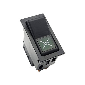 Bmc Belde Otobüs Asr Anahtar Düğme Rocker Switch 2 Pin (on-off) Ampullü 24v