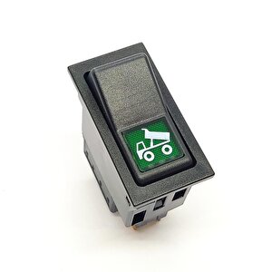 Askam Fargo Damper Durdurma Anahtar Düğme Rocker Switch 6 Pin (on-on) Ampullü 24v