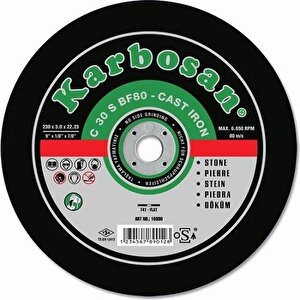 Karbosan Mermer Kesici Taş 180 Mm