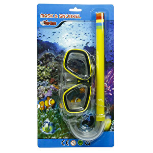 Vardem Yetişkin Dalış Maskesi Ve Şnorkel Seti Sarı (m302s01)
