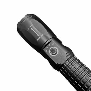 Panther Usb Şarjlı Zoomlu 20w El Feneri Pt-4113