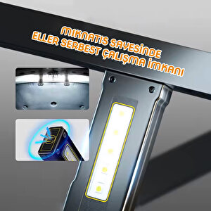 Panther Usb Şarjlı Mıknatıslı El Feneri Pt-974