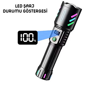 Wison 20w Fosforlu Şarjlı Metal El Feneri  (ws-9944)