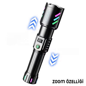 Wison 20w Fosforlu Şarjlı Metal El Feneri  (ws-9944)