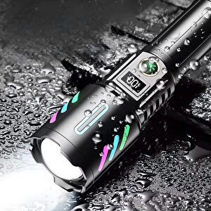 Wison 20w Fosforlu Şarjlı Metal El Feneri  (ws-9944)