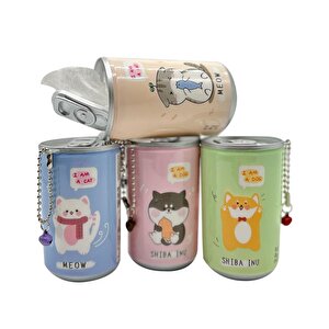 New-max Sevimli Kedi Figürlü Aksesuarlı Islak Mendil 4'lü Paket Toplam 96 Yaprak 24*4