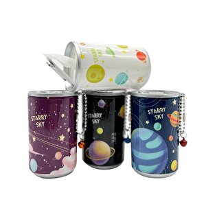 New-max Sevimli Aksesuarlı Islak Mendil 4'lü Paket Toplam 96 Yaprak 24*4 Uzay Desenli