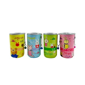 New-max  Aksesuarlı Islak Mendil 4'lü Paket Toplam 96 Yaprak 24*4 Sevimli Karakter Figürlü