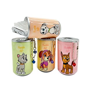 New-max  Aksesuarlı Islak Mendil 4'lü Paket Toplam 96 Yaprak 24*4 Sevimli Köpek Desenli