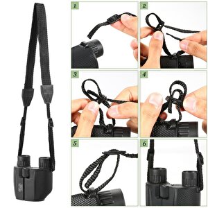 10x25 Kompakt Dürbün Yüksek Güçlü Açık Spor Cep Kapsamı Konser Seyahat Çocuklar İçin Hediye