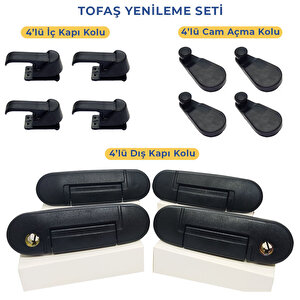 Tofaş Doğan, Kartal, Şahin, Murat 131 - Kapı Ve Cam Kolları - 12'li Set