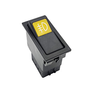 Bmc Belde Otobüs Arka Sis Lamba Anahtar Düğme Rocker Switch 2 Pin (on-off) Ampullü 24v