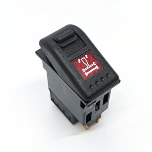 Bmc Profesyonel 4. Dingil Kilitleme Anahtar Düğme Rocker Switch 2 Pin (off-lock On) Ampullü 24v