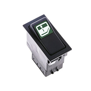 Universal Cam Açma Kapama Düğmesi Anahtarı 6 Pin Rocker Switch - Ampullü 24v
