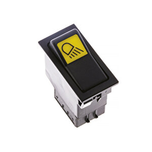 Universal Arka Çalışma Iş Lamba Düğmesi Anahtarı 2 Pin Rocker Switch - Ampullü 24v