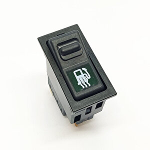 Askam Fargo Yakıt Isıtıcı Anahtar Düğme Rocker Switch 5 Pin (off-lock On) Ampullü 24v