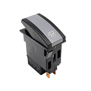 Otokar Doruk Otobüs İç Aydınlatma Anahtar Düğme Rocker Switch 6 Pin (off-on-on) Ampullü 24v