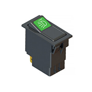Universal Çalışma Genel Hizmet Lamba Düğmesi Anahtarı 2 Pin Rocker Switch - Ampullü 24v