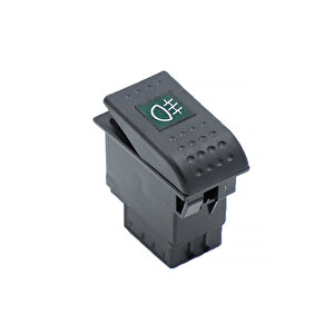 Isuzu Ön Sis Lambası Anahtar Düğme Rocker Switch (on-off) Ampullü 24v