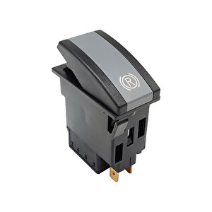 Otokar Doruk Otobüs Retarder Anahtar Düğme Rocker Switch 6 Pin (on-on) Ampullü 24v