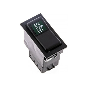 Universal Kapı Açma 2 Düğmesi Anahtarı 6 Pin Rocker Switch - Ampullü 24v