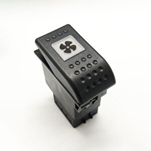 New Holland Traktör Universal Havalandırma Anahtar Düğme Rocker Switch 3 Pin (off-on-on) Ampullü 12v