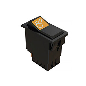 Universal Çalışma Iş Lamba Düğmesi Anahtarı 2 Pin Rocker Switch - Ampullü 12v