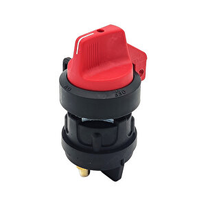 Büyük Tip Akü Devre Kesici Şalter Ip65 M10 12v/24v/36v 300a (max 3000a 12v/5 Sn) On-off Akü Şalteri Ref Oe: 75920