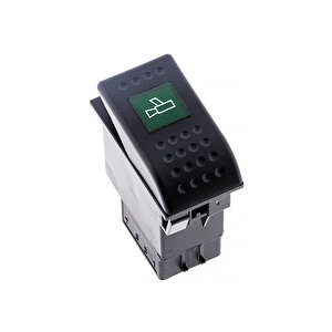 Universal Kamera Düğmesi Anahtarı 2 Pin Rocker Switch Buton - Ampullü 24v