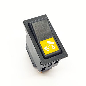 Askam Fargo Hızlı Damper İndirme Anahtar Düğme Rocker Switch 6 Pin (on-on) Ampullü 24v