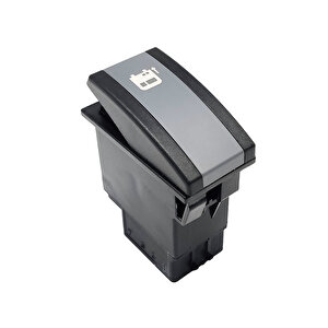 Otokar Kent Otobüs Kneeling anahtar Düğme Rocker Switch 6 Pin (on-m.on) Ampullü 24v