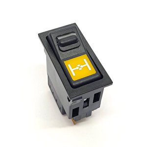 Askam Fargo Diferansiyel Kilitleme Anahtar Düğme Rocker Switch 5 Pin (off-lock On) Ampullü 24v