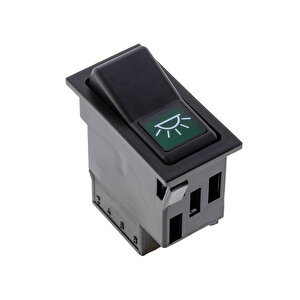 Universal Iç Aydınlatma Lamba Düğmesi Anahtarı 6 Pin Rocker Switch - Ampullü 12v