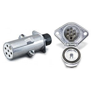 Römork Fişi Ve Soketi Metal (s Tip) Set Ürün - 7 Pin