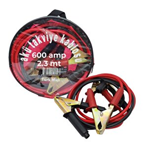 Akü Takviye Kablo Seti 600a 2.3 Metre Çantalı