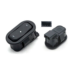 Opel Astra, Corsa - Cam Açma Kapama Anahtarı - 4 Pin