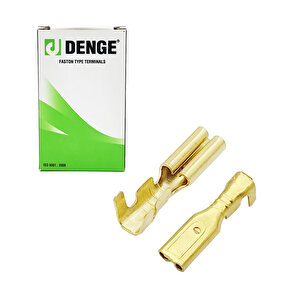 2.8mm Kablo Ucu Dişi Terminal Sarı Kablo Pabuç (paket İçeriği 1000 Adettir)