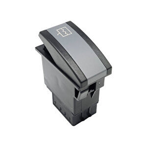 Otokar M2010 Minibüs Cam Ve Ayna Rezistans Anahtar Düğme Rocker Switch 6 Pin (on-m.on) Ampullü 12v