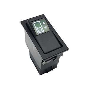 Bmc Belde Otobüs Kapı Açma Anahtar Düğme Rocker Switch 2 Pin (off-m.on) Ampullü 24v