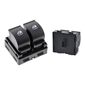 Fiat Palio, Siena, Albea, Strada - Sol Cam Açma Kapama Anahtarı - 4 Pin