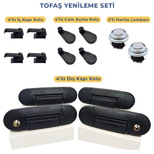 Tofaş Doğan, Kartal, Şahin Kapı Kolu Cam Kolu Harita Okuma Lambası 14'lü Set